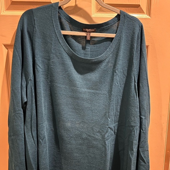 Eileen Fisher Sweaters - Eileen Fisher teal sweater.